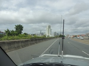 Brisbane driving through